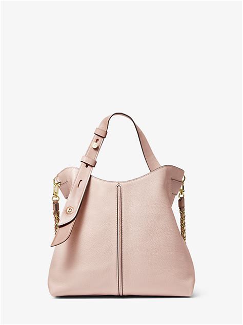 Downtown Astor Small Pebbled Leather Shoulder Bag 